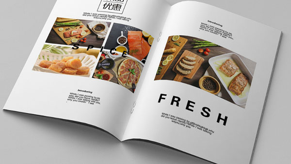 餐饮企业画册设计的审美要求